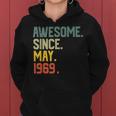 Awesome Since May 1969 Vintage 50Th Birthday Gift Women Hoodie