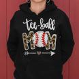 Ball Mom Mothers Day Gift Ball Mom Leopard Funny Women Hoodie