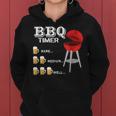 Bbq Timer Funny Beer Drinking Grilling Gift Gift For Mens Women Hoodie