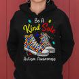 Be A Kind Sole Autism Awareness Rainbow Trendy Puzzle Shoes Women Hoodie