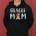 Beagle Mom Cute Beagle Art Graphic Beagle Dog Mom Women Hoodie