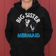 Big Sister Mermaid Matching Family Women Hoodie
