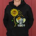 Blessed To Be Called Nana Sunflower Elephant Mothers Day Women Hoodie