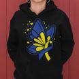 Butterfly T21 World Down Syndrome Awareness Day Women Women Hoodie