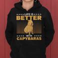 Capybara Capy Mama Capybara Liebhaber Wasserschwein Frauen Hoodie