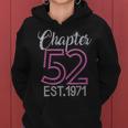 Chapter 52 Est 1971 52Nd Birthday Gift For Womens Women Hoodie