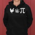 Chicken Pot Pie Design Marijuana Cannabis Funny Pun Design Women Hoodie