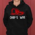 Chiefs Wife Firefighter Gift - Spouse Fire Company Women Hoodie