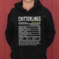 Chitterlings Nutrition Facts Funny Thanksgiving Christmas Women Hoodie