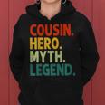 Cousin Held Mythos Legende Retro Vintage-Cousin Frauen Hoodie