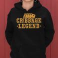 Cribbage Legend Kartenspiel Spieler V2 Frauen Hoodie