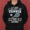 Cute Tennis For Men Women Tennis Players Coach Sports Humor Women Hoodie