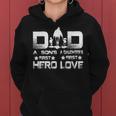 Dad A Sons First Hero A Daughters First Love Fathers Gift Gift For Mens Women Hoodie
