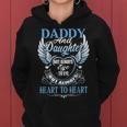 Daddy & Daughter Love Heart Fathers Day Gift From A Daughter Women Hoodie