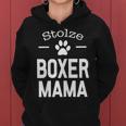 Damen Stolze Boxer Mama Dog Hunde Mutter Haustier Frauen Hoodie