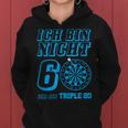 Darts 60 Geburtstag Dart Pfeil Geschenk Dartspieler Frauen Hoodie