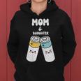 Daughters First Mothers Day Present For Mom Groovy Women Hoodie