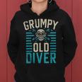 Diving Grumpy Old Diver Women Hoodie