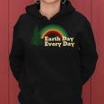 Earth Day Everyday Rainbow Pine Tree Shirt Women Hoodie