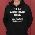 Elizabethtown Thing College University Alumni Funny Women Hoodie