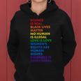 Equality Science Is Real Rainbow Women Hoodie