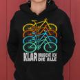 Fahrrad Mountainbike Radfahrer Lustiger Spruch Ebike Frauen Hoodie