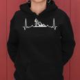 Fahrrad Spruch Radfahrer Herzschlag Rad Mountainbike Frauen Hoodie