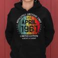 Fantastisch Seit April 1961 Männer Frauen Geburtstag Frauen Hoodie