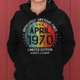 Fantastisch Seit April 1970 Männer Frauen Geburtstag Frauen Hoodie