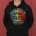 Fantastisch Seit April 1976 Männer Frauen Geburtstag Frauen Hoodie