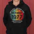 Fantastisch Seit Dezember 1977 Männer Frauen Geburtstag Frauen Hoodie