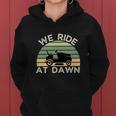 Fathers Day Funny We Ride At Dawn Mens Lawnmower Women Hoodie