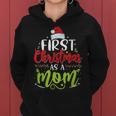 First Christmas As A Dad Funny New Mom Mommy Christmas Women Hoodie