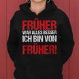 Früher War Alles Besser Generation 90Er Vintage Geschenk Frauen Hoodie