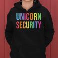 Funny Birthday Girl Gifts Dad Mom Daughter Unicorn Security Women Hoodie