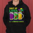 Funny Crawfish Boil Shut Up Liver Mardi Gras Beer Drinking V3 Women Hoodie