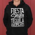 Funny Drinking Fiesta Siesta Tequila Repeat Squad Crew Women Hoodie