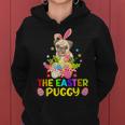 Funny Easter Pug Bunny Ear Eggs Basket Dogs Kids Mens Womens Women Hoodie