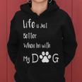 Funny Mothers Day Happy Mothers Day To My Favorite Dog Women Hoodie