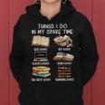 Funny Things I Do In My Spare Time Read Books Lovers Women Hoodie