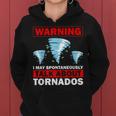 Funny Tornado Designs For Men Women Meteorology Storm Lovers Women Hoodie