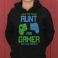 Gamer Mom Aunt Gift Idea Video Games Lover Aunt Gaming Women Hoodie