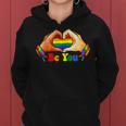 Gay Pride Clothing Lgbt Rainbow Flag Heart Unity Women Hoodie