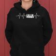 Geschenk Für Klavierspieler Herzschlag Klavier Frauen Hoodie