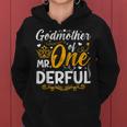 Godmother Of Mr One Derful Party Family 1St Birthday Women Hoodie