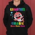 Godmother Shark Funny Mothers Day Gift For Womens Mom Women Hoodie