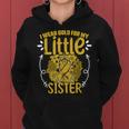 Gold For Little Sister Gold Ribbon Childhood Cancer Women Hoodie