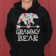 Grammy Bear Floral Family Mothers Day Gifts For Mom Women Hoodie