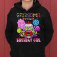Grandma Of The Birthday Girl Candyland Candy Birthday Party Women Hoodie