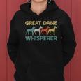 Great Dane Dog Retros Women Hoodie Graphic Print Hooded Sweatshirt
